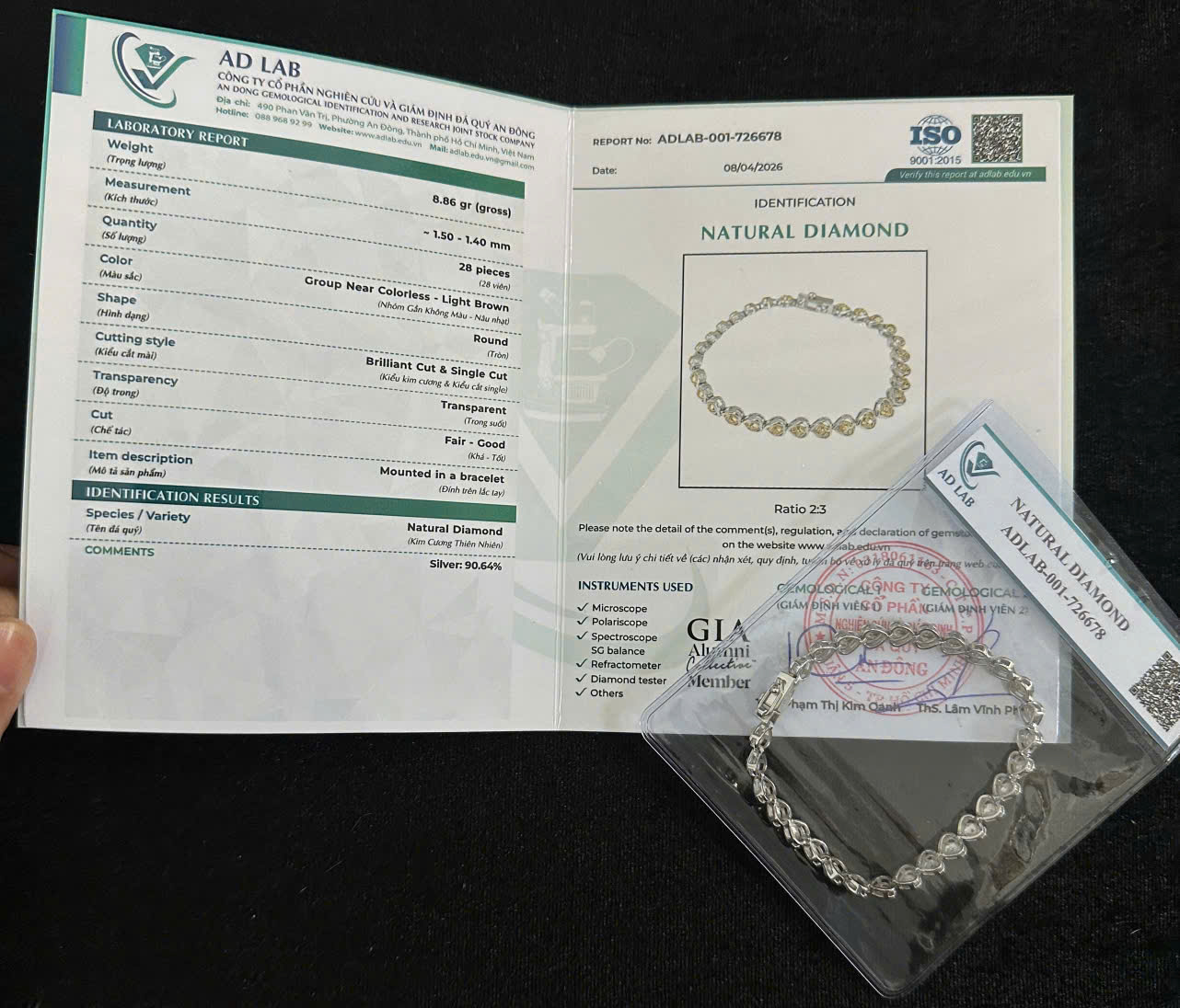 Lắc kim cương Tấm #9