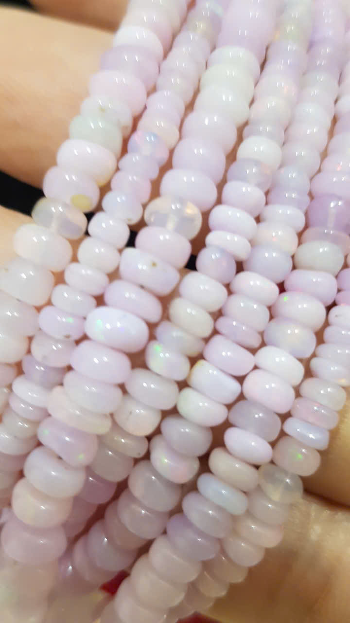 Opal màu tím nhạt smooth, 3x5ly #1