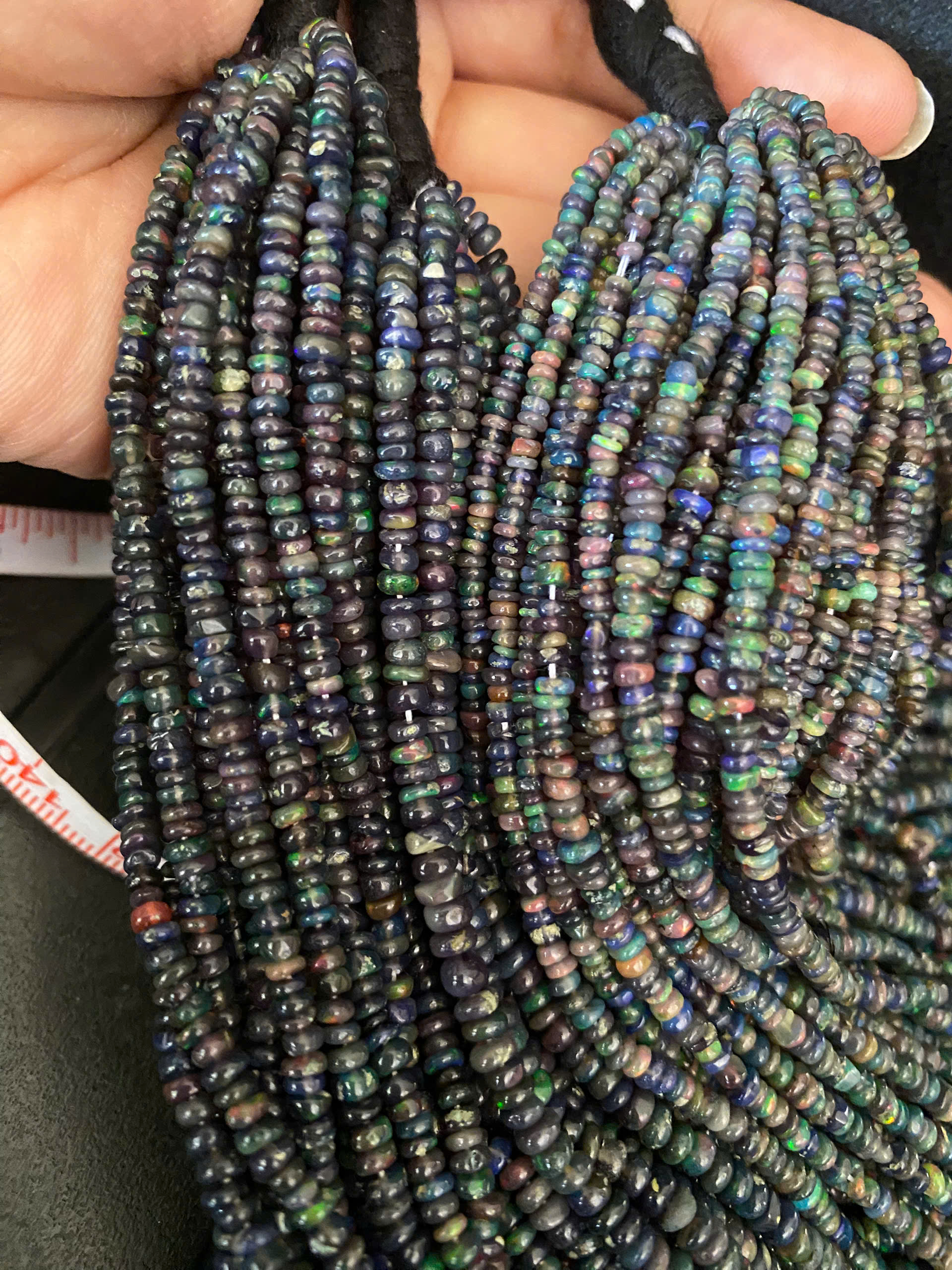 Opal đen cắt bánh xe 2,6 - 5,3 ly #2