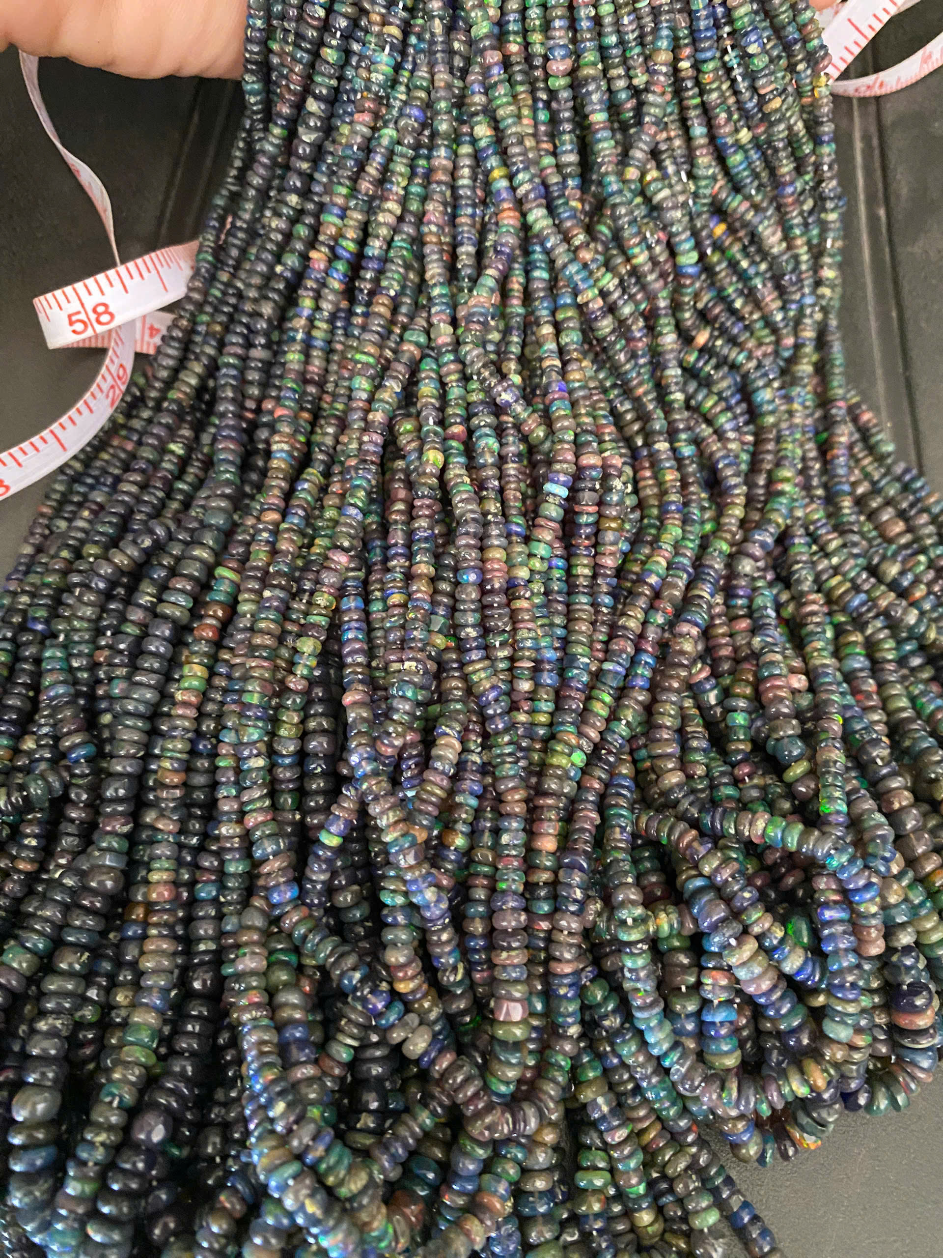 Opal đen cắt bánh xe 2,6 - 5,3 ly #1