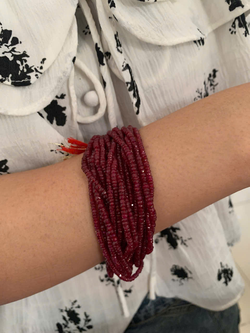 Chuỗi ruby Longhido (Huyết  bồ câu) #4